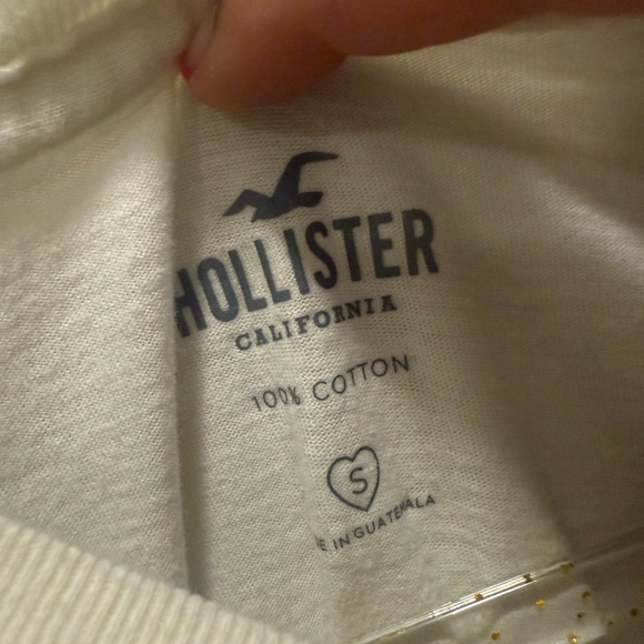 Hollister Woman’s Barbie Off White Cotton T-Shirt size Small - Picture 4 of 4